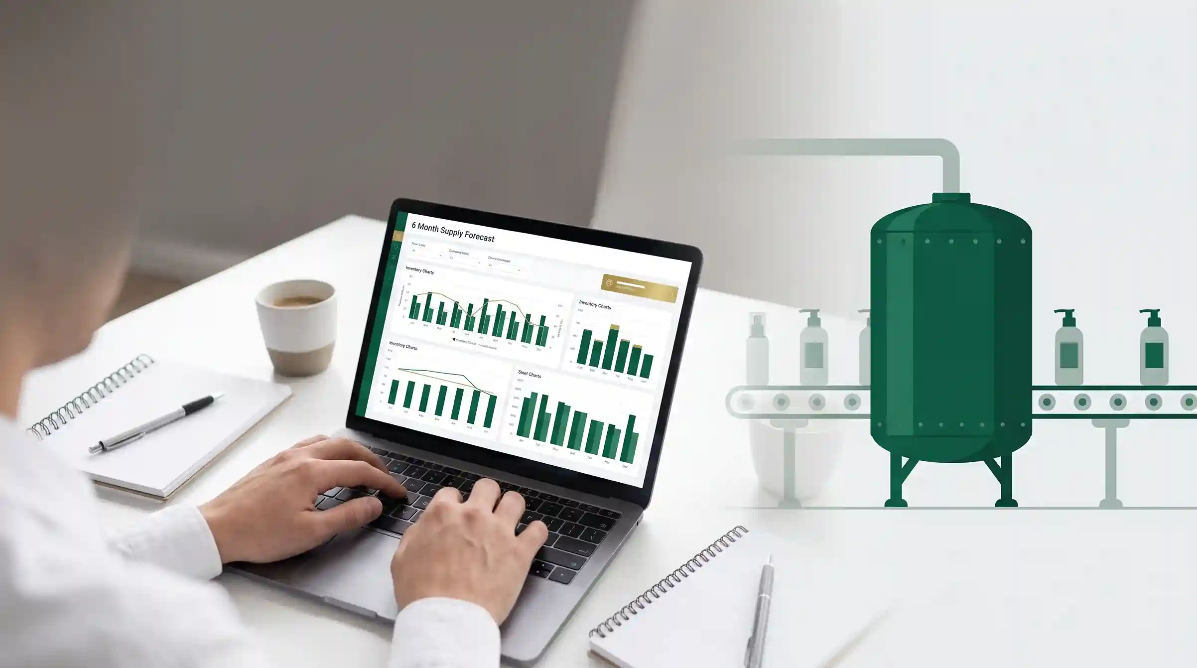 Penyusunan proyeksi order maklon skincare yang terukur untuk menjaga efisiensi cashflow dan mencegah risiko overstock.